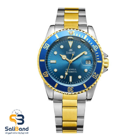 ساعت اتوماتیک سانبرون مدل 54023 رنگ آبی